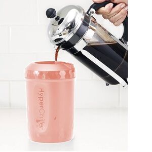 Reusable Beverage Chiller — Rose Gold Pink